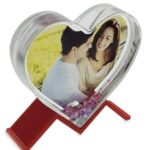 customized single crystal glitter heart photo frame - Image 9