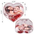 customized single crystal glitter heart photo frame - Image 11