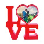 customized love heart photo frame with light - Image 7