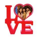 customized love heart photo frame with light - Image 5