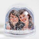 Customized 2 photo water glitter snow globe - Image 6