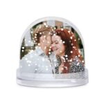 Customized 2 photo water glitter snow globe - Image 8