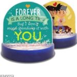 Customized 2 photo water glitter snow globe - Image 15