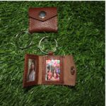 customized leather keychain 2 photo frame - Image 2