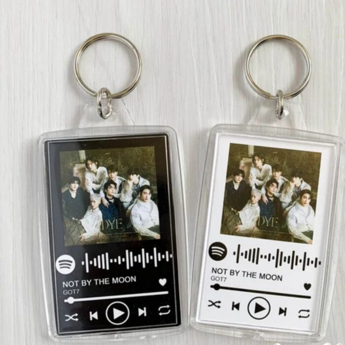 Personalized Cute Spotify Song Code Keychain With Your Photo - Image 3