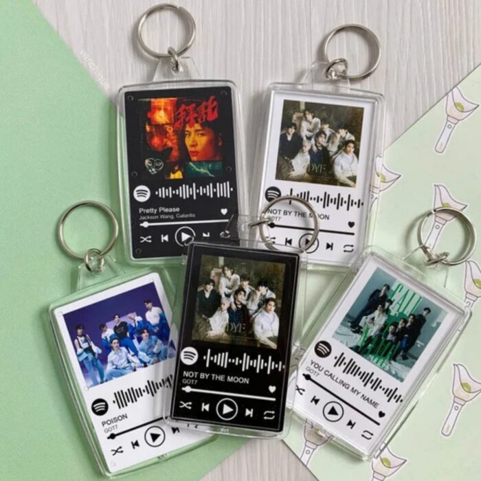 Personalized Cute Spotify Song Code Keychain With Your Photo - Image 10