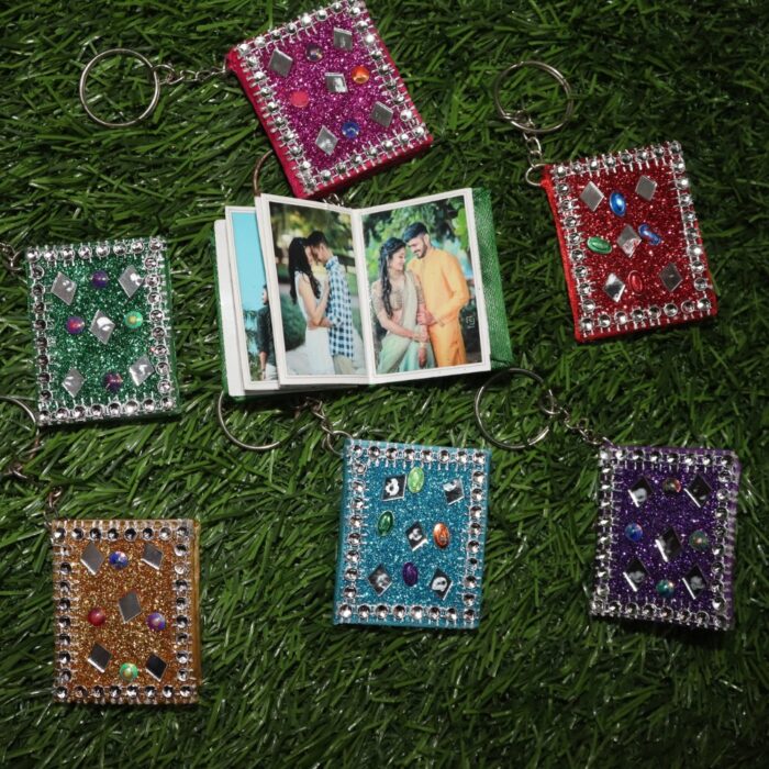 Personlized Hand Crafted Photo Book Keychain With Your Customized 8 Photos - Image 4