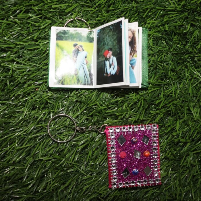 Personlized Hand Crafted Photo Book Keychain With Your Customized 8 Photos - Image 6