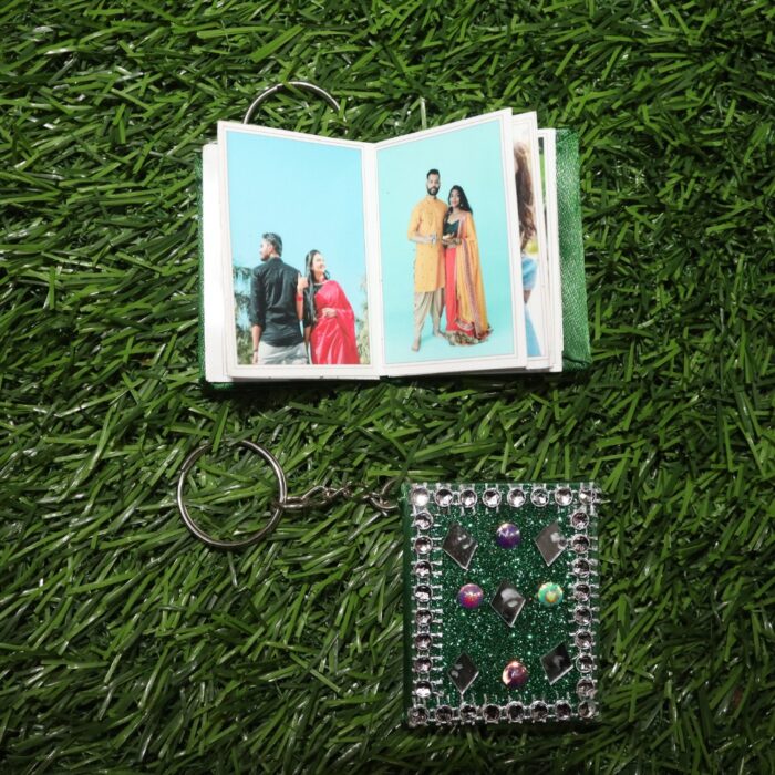 Personlized Hand Crafted Photo Book Keychain With Your Customized 8 Photos - Image 11