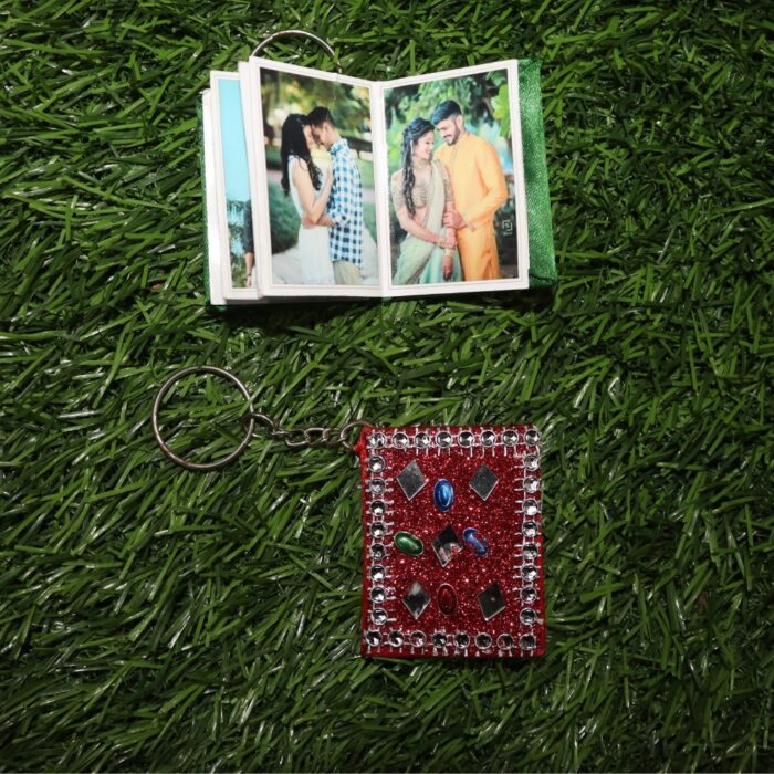Personlized Hand Crafted Photo Book Keychain With Your Customized 8 Photos - Image 10