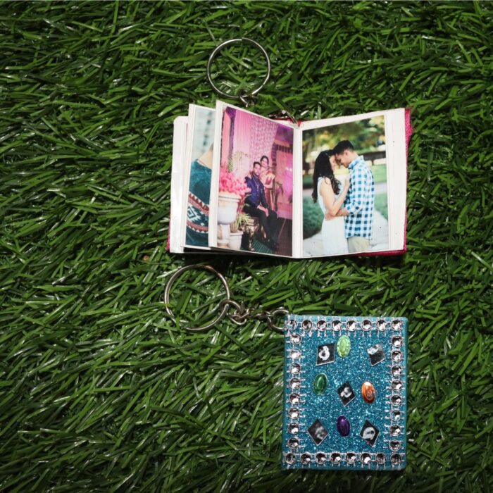 Personlized Hand Crafted Photo Book Keychain With Your Customized 8 Photos - Image 13