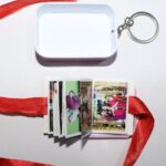 Customized Mini  Book Album Tin Keychain (15 Photo+1 wish)