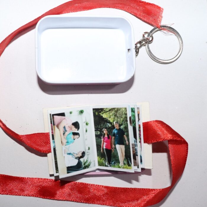 Customized Mini  Book Album Tin Keychain (15 Photo+1 wish) - Image 2