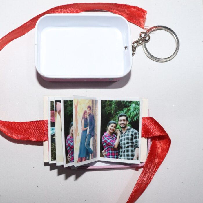Customized Mini  Book Album Tin Keychain (15 Photo+1 wish) - Image 9
