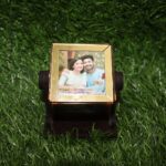 Customized Wooden Rotating 4 Photo Cube - Image 3