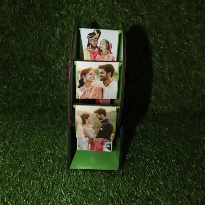 Customized 16 photo Rotating wooden wheel - Image 4