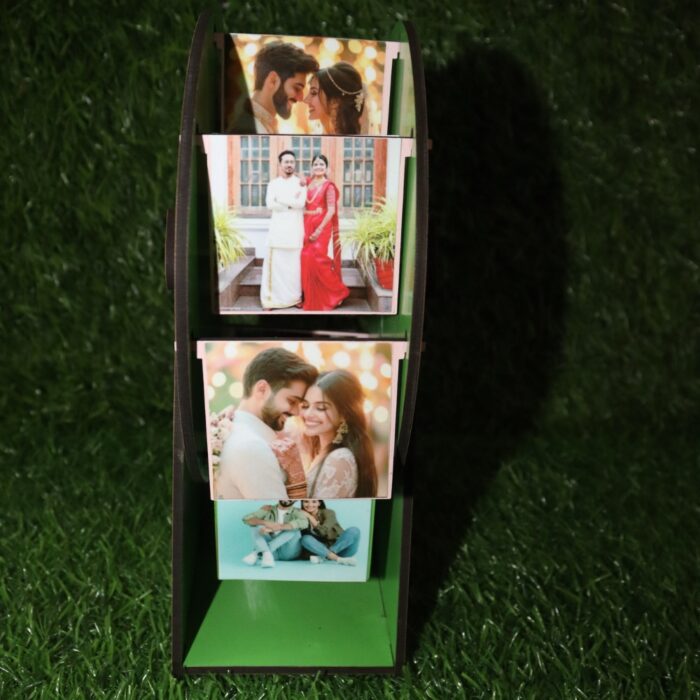 Customized 16 photo Rotating wooden wheel - Image 9