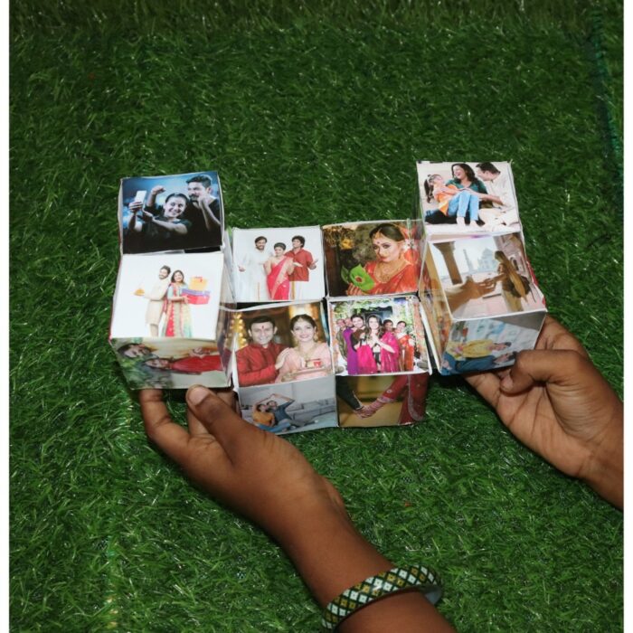 Customized (44 photo+1 Wishes)Infinity Folding Cube - Image 4