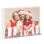 Customized photo Snow Glitter Rectangle Crystal - Image 4