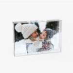 Customized photo Snow Glitter Rectangle Crystal - Image 6
