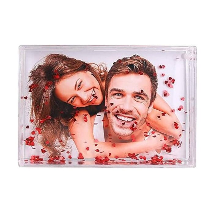 Customized photo Snow Glitter Rectangle Crystal - Image 8