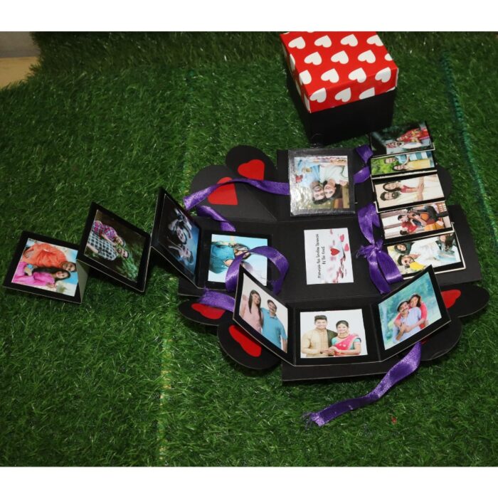 Customized 17 photo Explosion Box Album(17Photo +1 Wishes) - Image 2