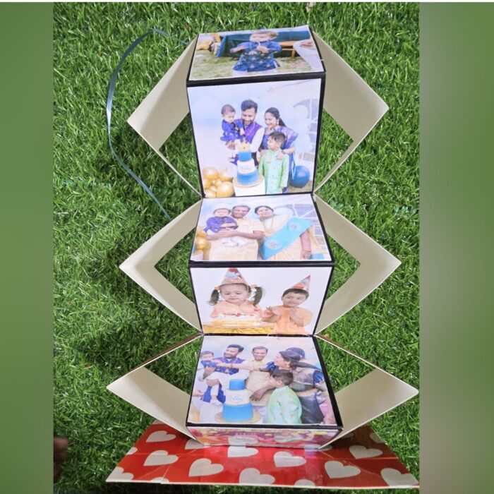 Customized 12 Photo Full Up Birthday Box - Image 1