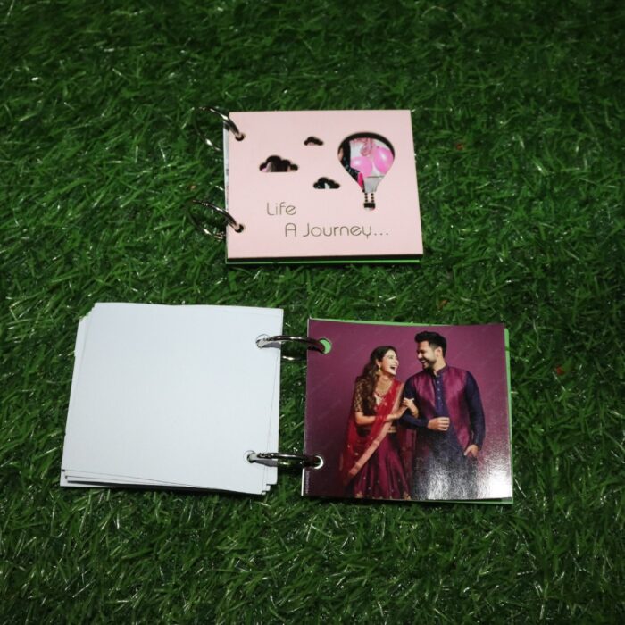 Customized 12 Photo Book Of MDF(for Wishes Like Happy Birthday ,Love,Life a Journey) - Image 12