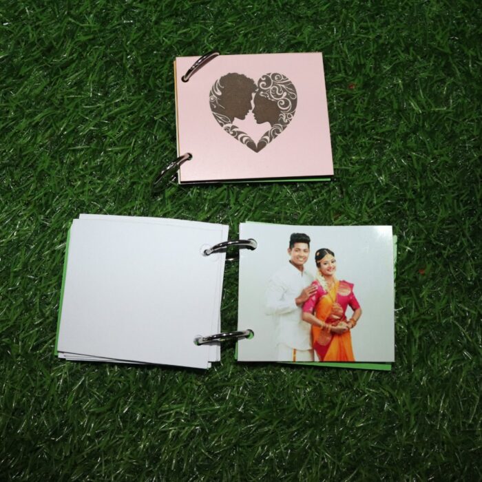 Customized 12 Photo Book Of MDF(for Wishes Like Happy Birthday ,Love,Life a Journey) - Image 1