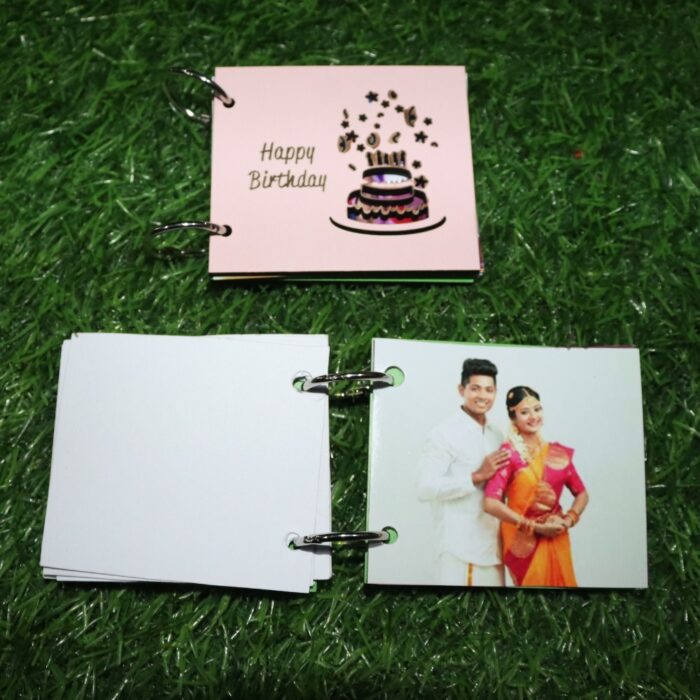 Customized 12 Photo Book Of MDF(for Wishes Like Happy Birthday ,Love,Life a Journey) - Image 15