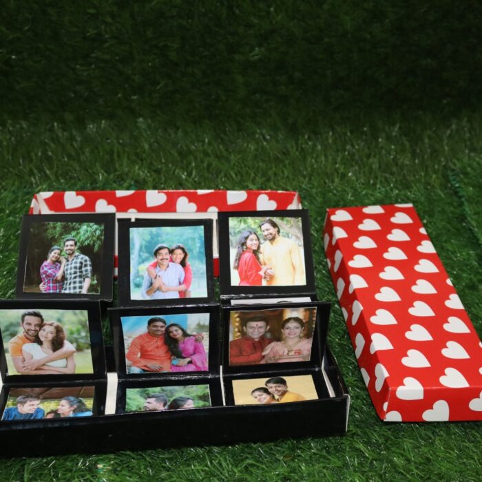 customized 3 Step Photo Pop Up Box Album With 18 Photos(or) (17 Photo + 1 wish) - Image 6