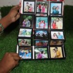 customized 3 Step Photo Pop Up Box Album With 18 Photos(or) (17 Photo + 1 wish) - Image 3