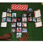 Customized 20 Photo Box Of Heart