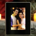 Customized Magic Mirror LED Photo Frame With Your Photo (HarizontalVertical Stand) as Mirror LED Light ON Use as Your Photo Display - Image 9
