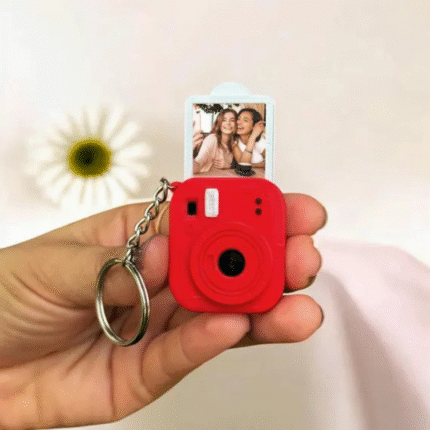 Customized 3d instax photo camera keychain