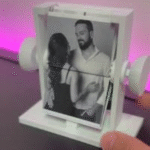 Customized Rotating Wheel photo display with 12 photo - Image 4