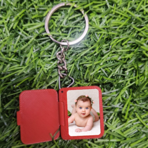 baby photo keychain