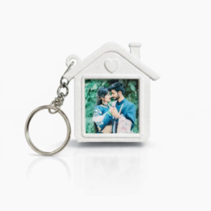 house photo keychain