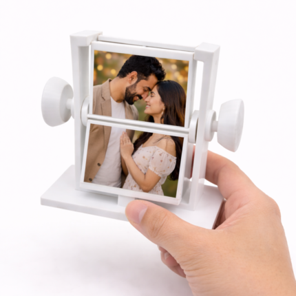 Customized Rotating Wheel Photo Display With 12 photo